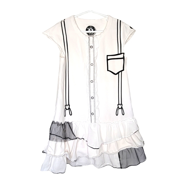 NWOT Mini Shatsu  Hip ,Urban Cool Girls Tuxedo Dress size 8 - Picture 5 of 9